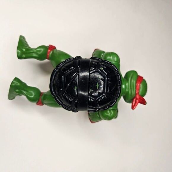 Vintage 1988 Teenage Mutant Ninja Turtles Raphael figure Hard head Playmates - Picture 4 of 8